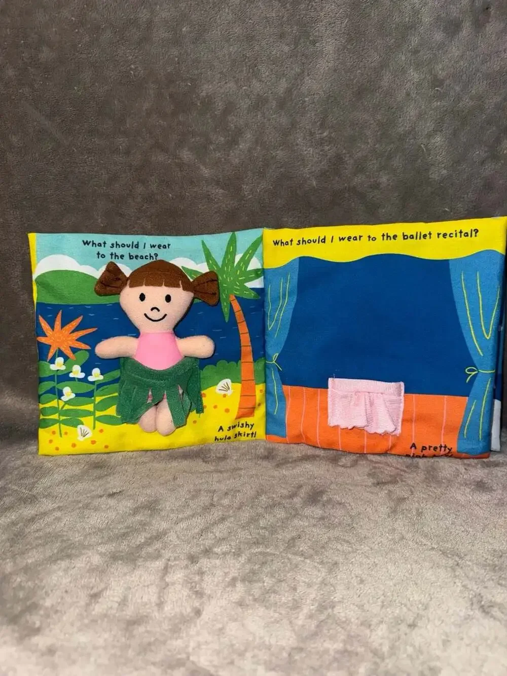 Melissa & Doug K's Kids What Should I Wear? Soft Activity Baby Book